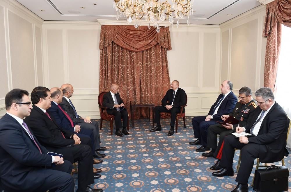 В Брюсселе состоялась встреча президентов Азербайджана и Афганистана (ФОТО)