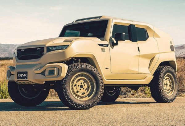 По дизайну уроженца Гянджи американцы выпустили военную версию внедорожника Tank (ФОТО)