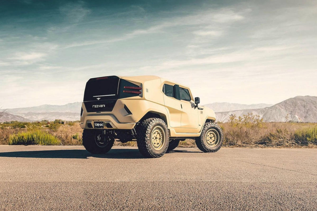 По дизайну уроженца Гянджи американцы выпустили военную версию внедорожника Tank (ФОТО)