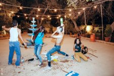 У азербайджанских актеров под открытым небом произошло лунное затмение (ФОТО)