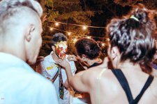 У азербайджанских актеров под открытым небом произошло лунное затмение (ФОТО)