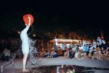 У азербайджанских актеров под открытым небом произошло лунное затмение (ФОТО)