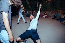 У азербайджанских актеров под открытым небом произошло лунное затмение (ФОТО)