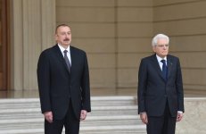 В Баку состоялась церемония официальной встречи Президента Италии (ФОТО)