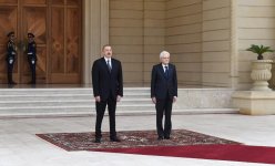 В Баку состоялась церемония официальной встречи Президента Италии (ФОТО)