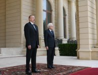 В Баку состоялась церемония официальной встречи Президента Италии (ФОТО)