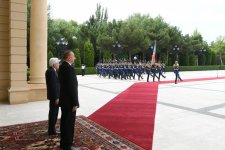 В Баку состоялась церемония официальной встречи Президента Италии (ФОТО)