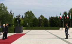 В Баку состоялась церемония официальной встречи Президента Италии (ФОТО)