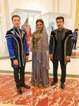 Вюсаля Ализаде в азербайджанском национальном платье очаровала гостей  "Астана-Аркау" (ФОТО)