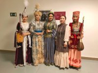 Вюсаля Ализаде в азербайджанском национальном платье очаровала гостей  "Астана-Аркау" (ФОТО)