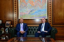 В Баку состоялась встреча глав МИД Азербайджана и Турции (ФОТО)