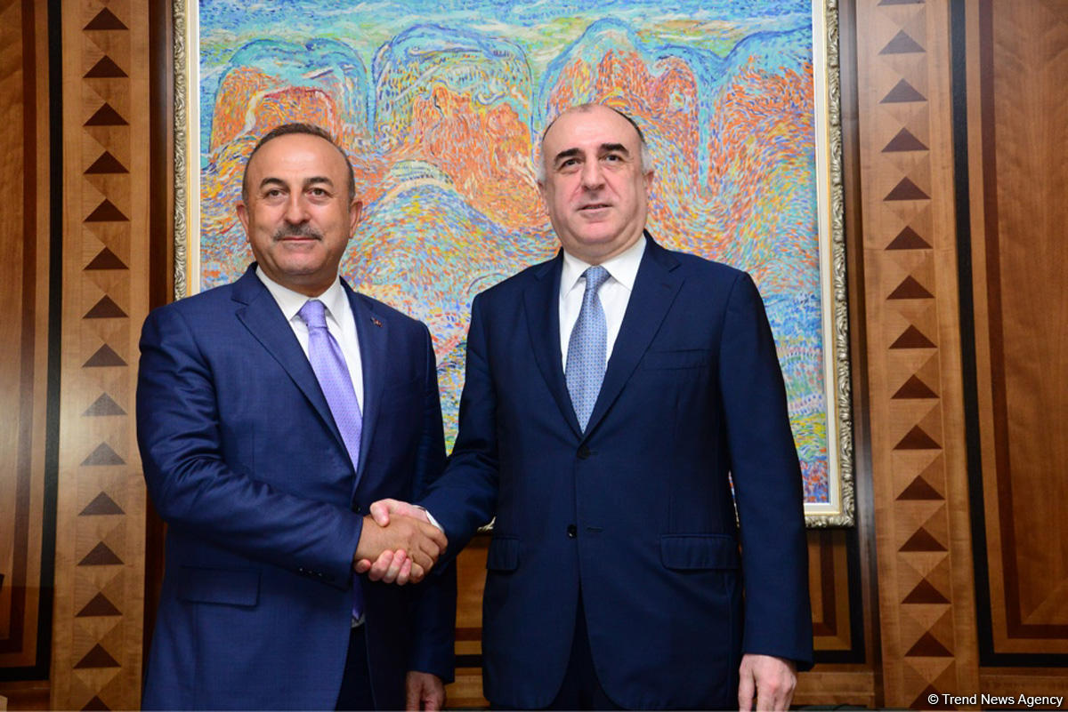 В Баку состоялась встреча глав МИД Азербайджана и Турции (ФОТО)