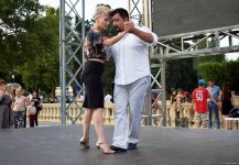 Романтическое аргентинское танго в вечернем Баку (ФОТО)