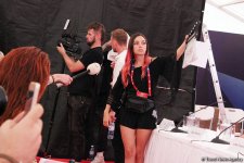 Азербайджанские и российские журналисты приняли участие в съемках комедии "Жара в БАКУ" (ФОТО)