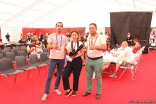 Азербайджанские и российские журналисты приняли участие в съемках комедии "Жара в БАКУ" (ФОТО)