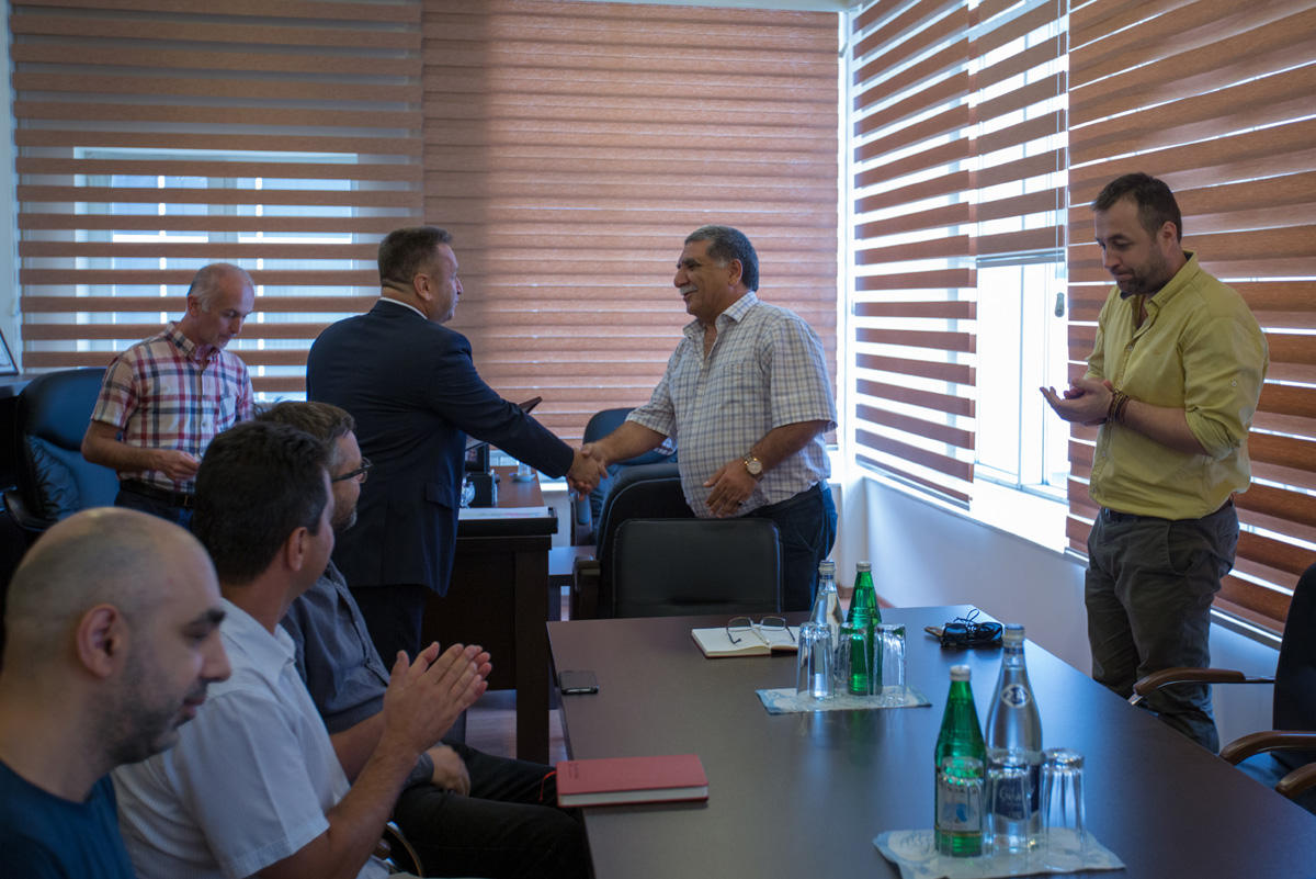 Корреcпондент Trend награжден "Нариманфильм" за пропаганду азербайджанского кинематографа (ФОТО)