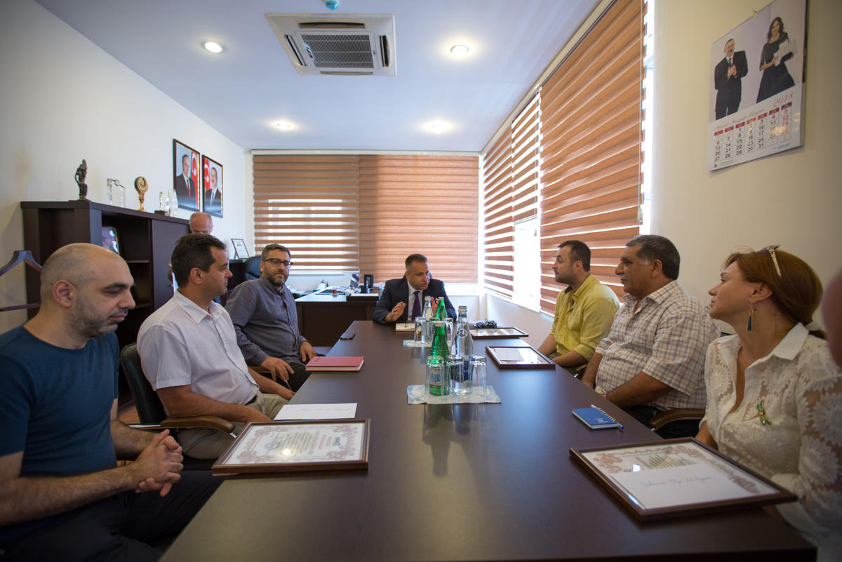 Корреcпондент Trend награжден "Нариманфильм" за пропаганду азербайджанского кинематографа (ФОТО)