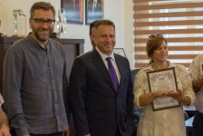 Корреcпондент Trend награжден "Нариманфильм" за пропаганду азербайджанского кинематографа (ФОТО)