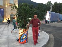 Музыка нефтяных бочек в Габале (ФОТО)