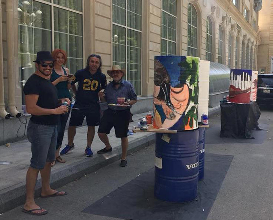 Музыка нефтяных бочек в Габале (ФОТО)