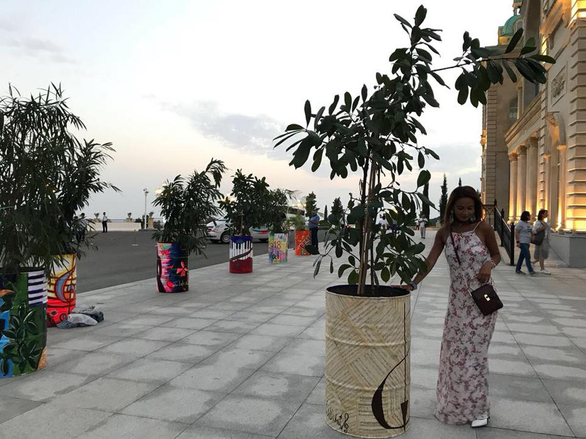 Музыка нефтяных бочек в Габале (ФОТО)