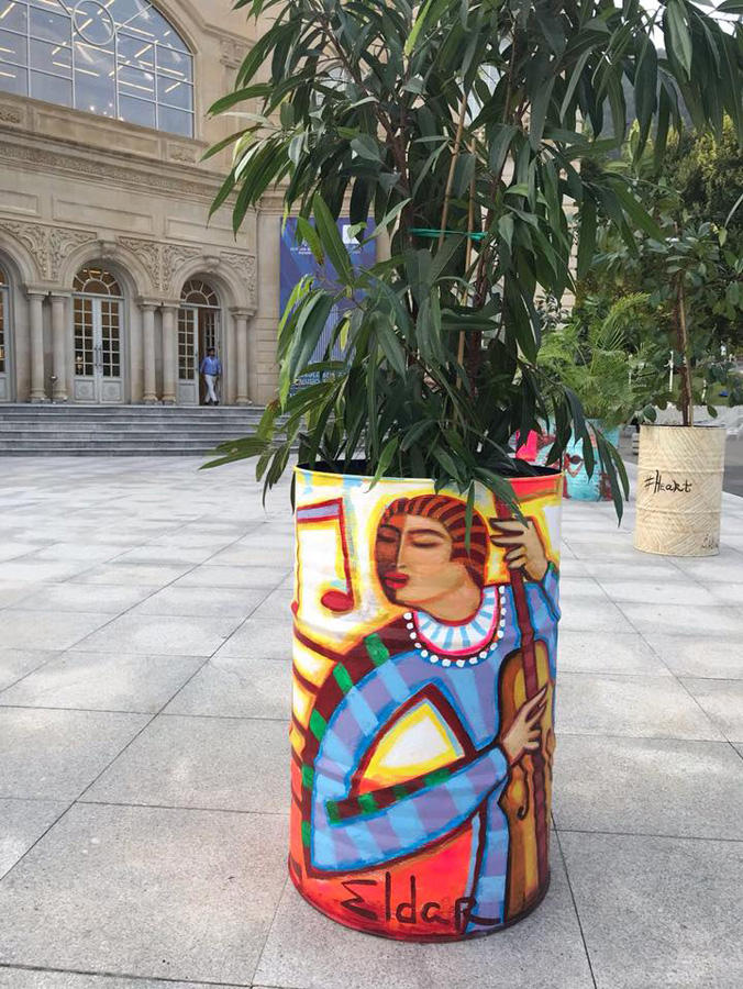 Музыка нефтяных бочек в Габале (ФОТО)