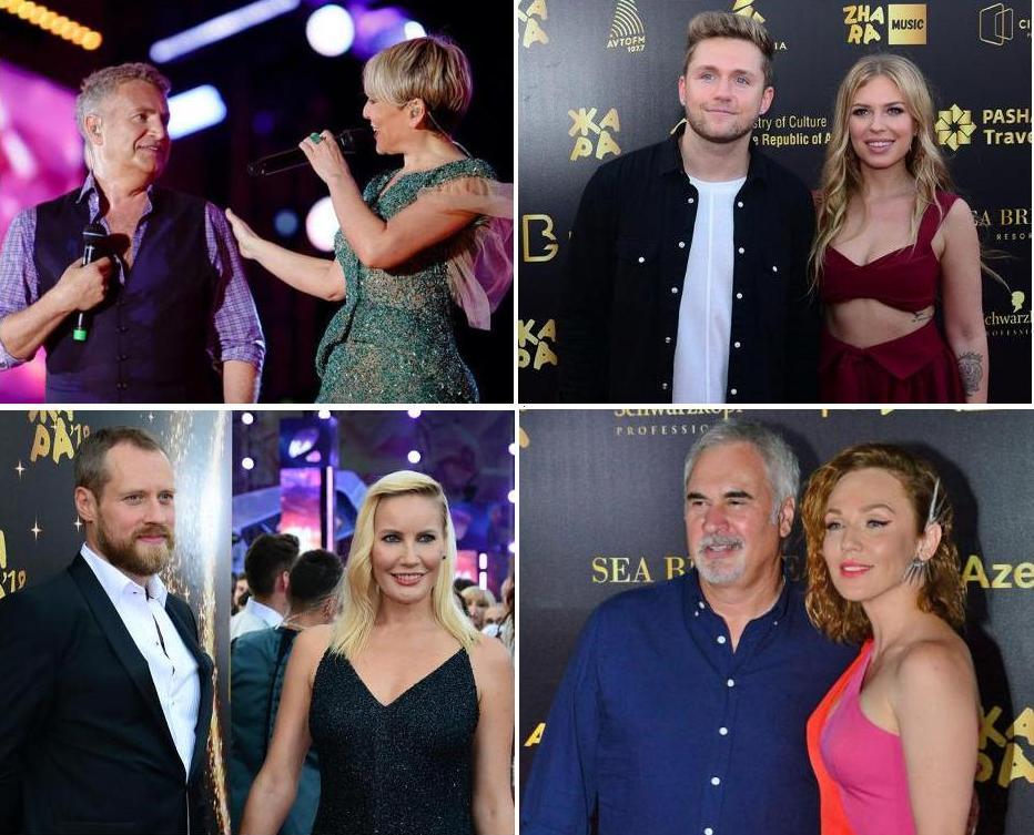 Звездные пары на фестивале "ЖАРА-2018" в Баку (ФОТО)