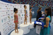 Прошла церемония награждения призеров первого дня Чемпионата Азербайджана по художественной гимнастике (ФОТО)