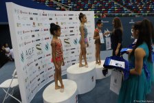 Прошла церемония награждения призеров первого дня Чемпионата Азербайджана по художественной гимнастике (ФОТО)