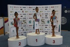 Прошла церемония награждения призеров первого дня Чемпионата Азербайджана по художественной гимнастике (ФОТО)