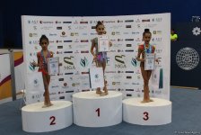 Прошла церемония награждения призеров первого дня Чемпионата Азербайджана по художественной гимнастике (ФОТО)