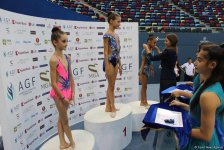 Прошла церемония награждения призеров первого дня Чемпионата Азербайджана по художественной гимнастике (ФОТО)