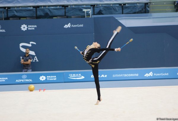 Лучшие моменты второго дня XXV Чемпионата Азербайджана и Первенства Баку по художественной гимнастике (ФОТОРЕПОРТАЖ)