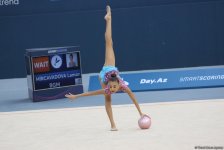 Стартовал второй день XXV Чемпионата Азербайджана и Первенства Баку по художественной гимнастике (ФОТО)