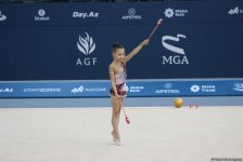 Стартовал второй день XXV Чемпионата Азербайджана и Первенства Баку по художественной гимнастике (ФОТО)