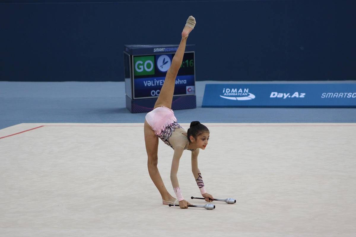 Лучшие моменты второго дня XXV Чемпионата Азербайджана и Первенства Баку по художественной гимнастике (ФОТОРЕПОРТАЖ)