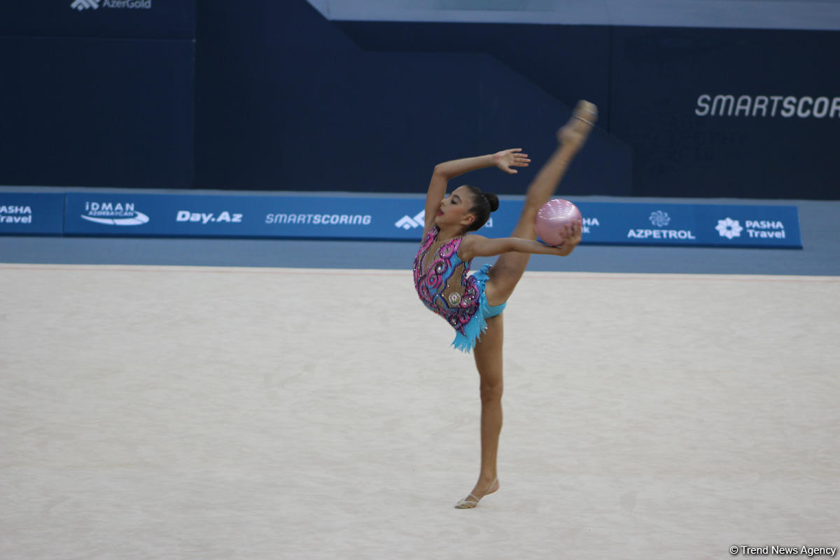 Стартовал второй день XXV Чемпионата Азербайджана и Первенства Баку по художественной гимнастике (ФОТО)