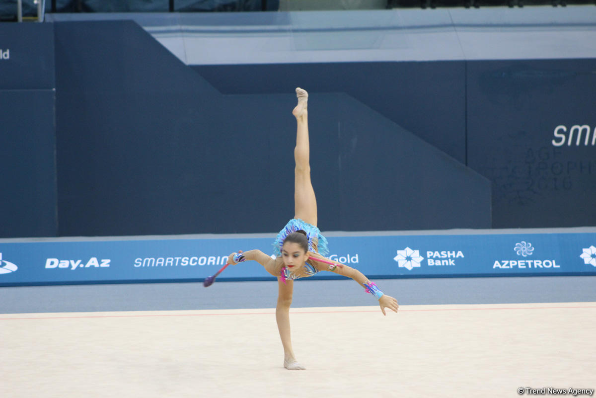 Стартовал второй день XXV Чемпионата Азербайджана и Первенства Баку по художественной гимнастике (ФОТО)