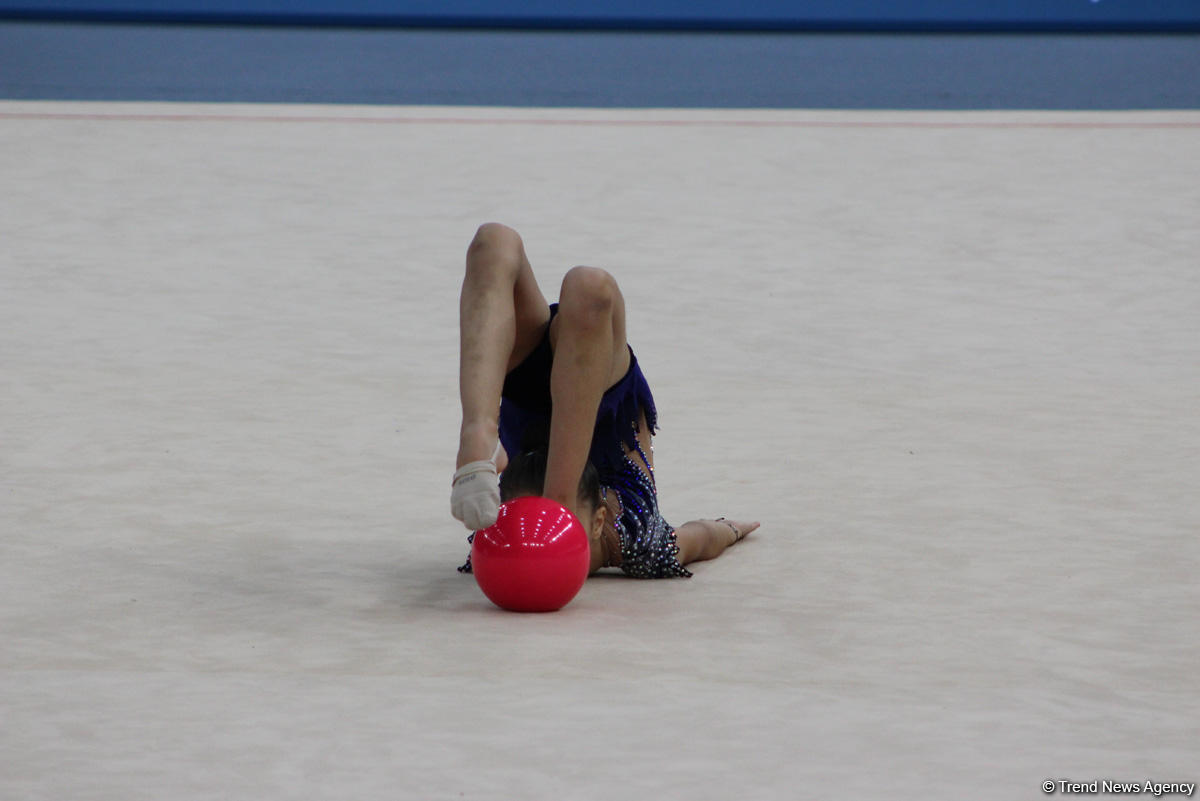 Стартовал второй день XXV Чемпионата Азербайджана и Первенства Баку по художественной гимнастике (ФОТО)