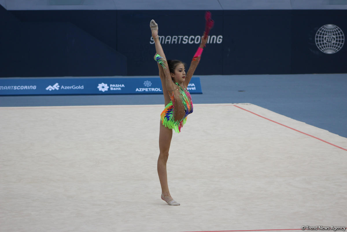 Стартовал второй день XXV Чемпионата Азербайджана и Первенства Баку по художественной гимнастике (ФОТО)
