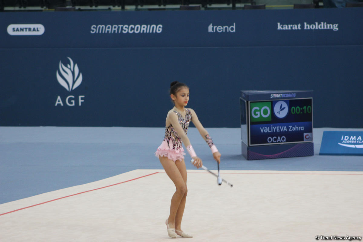 Стартовал второй день XXV Чемпионата Азербайджана и Первенства Баку по художественной гимнастике (ФОТО)