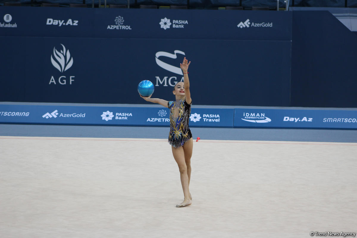 Стартовал второй день XXV Чемпионата Азербайджана и Первенства Баку по художественной гимнастике (ФОТО)