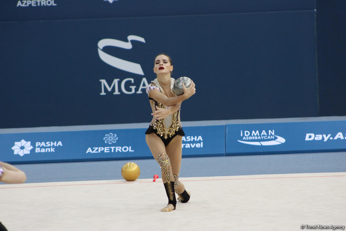 Стартовал второй день XXV Чемпионата Азербайджана и Первенства Баку по художественной гимнастике (ФОТО)
