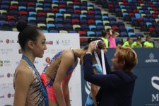 Награждены призеры заключительного дня XXV Чемпионата Азербайджана и Первенства Баку по художественной гимнастике (ФОТО)