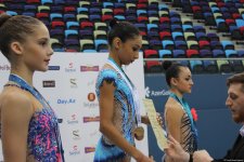 Награждены призеры заключительного дня XXV Чемпионата Азербайджана и Первенства Баку по художественной гимнастике (ФОТО)