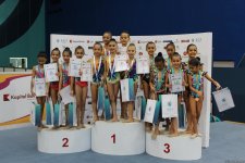 Награждены призеры заключительного дня XXV Чемпионата Азербайджана и Первенства Баку по художественной гимнастике (ФОТО)