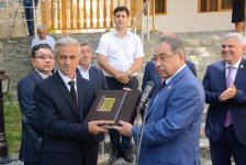 В Шеки состоялась торжественная церемония открытия Дома-музея Бахтияра Вахабзаде (ФОТО)