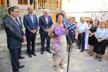 В Шеки состоялась торжественная церемония открытия Дома-музея Бахтияра Вахабзаде (ФОТО)