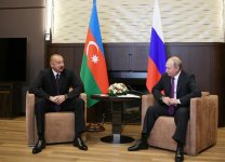 В Сочи состоялась встреча президентов Азербайджана и России (ФОТО)