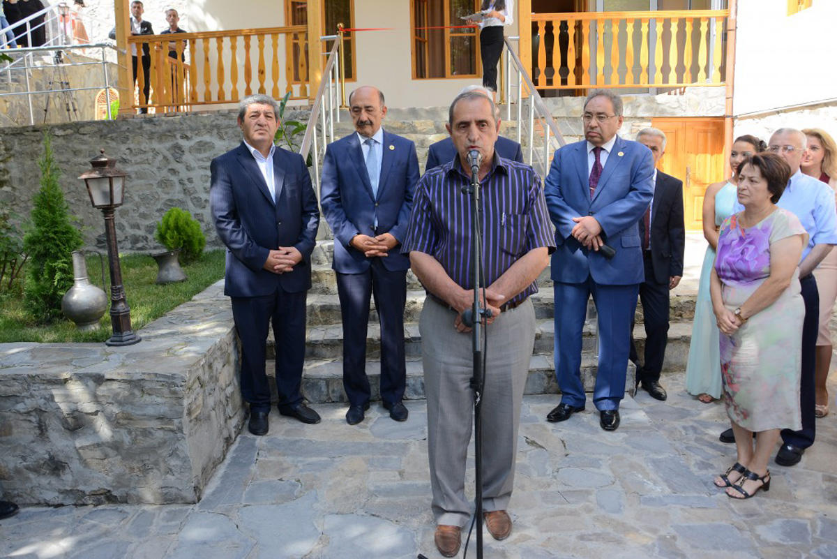 В Шеки состоялась торжественная церемония открытия Дома-музея Бахтияра Вахабзаде (ФОТО)